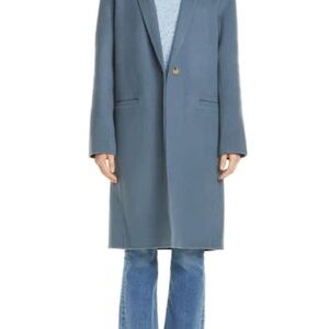 Vince Women's Slate Blue Trench Coat
